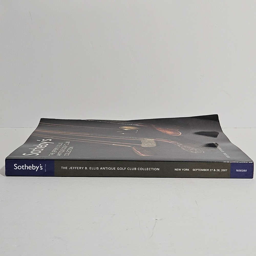 Sotheby's Jeffery B Ellis Antique Golf Club Collection Auction Catalog 2007